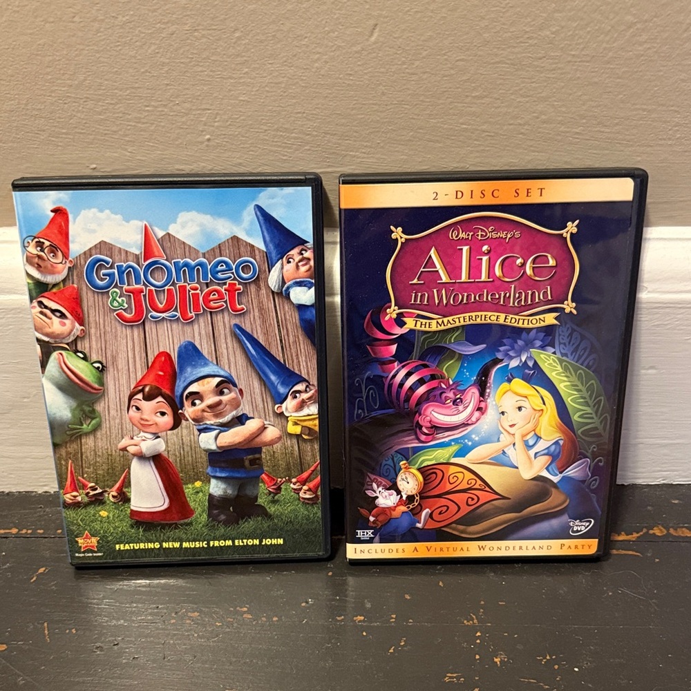 Gnomeo & Juliet and Alice in Wonderland DVD Set